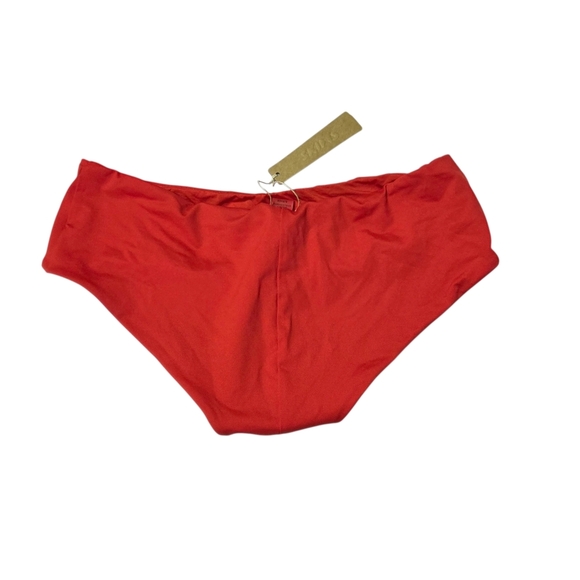 Skims Swim Hipster Bikini Panty Bottoms Ruby Red Small NWT - Picture 4 of 7